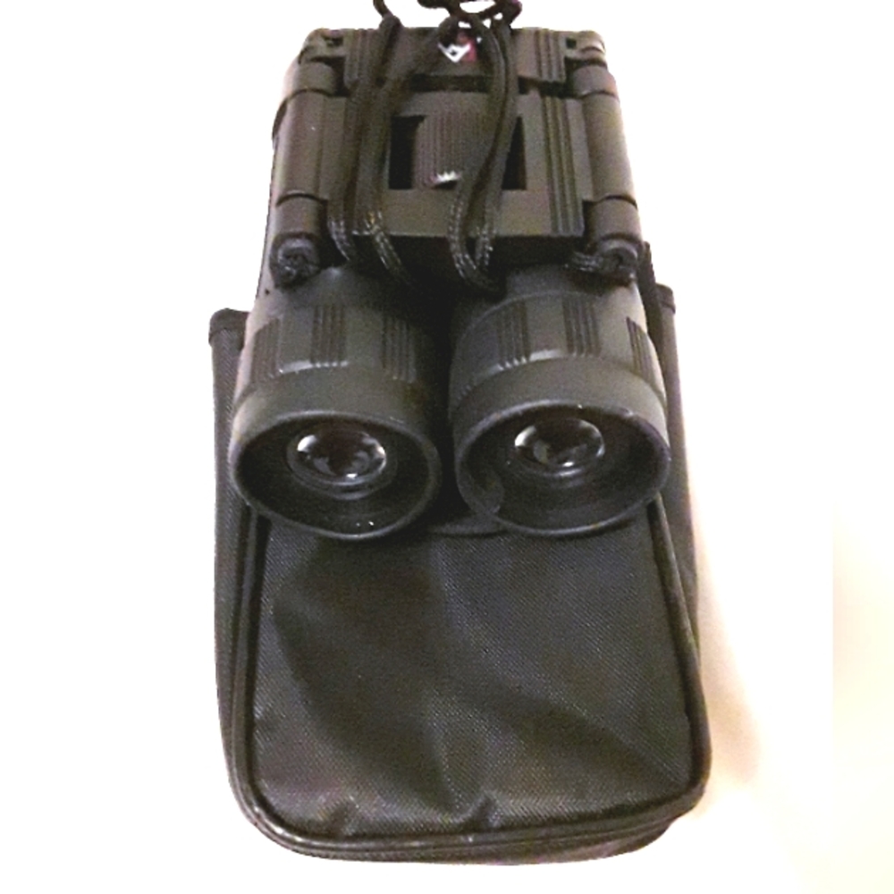 MINI BLACK BINOCULAR WITH POUCH